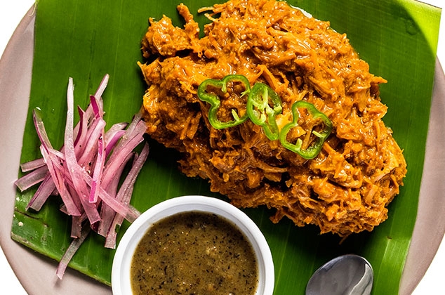 La cochinita es un platillo típico de Yucatán. Foto: Especial