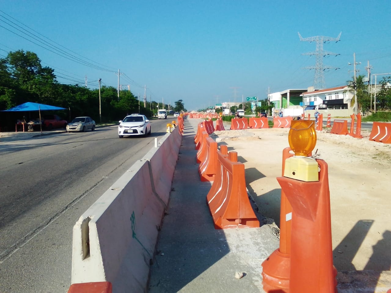 Fonatur supervisa rehabilitación de la carretera Cancún-Playa del Carmen: VIDEO