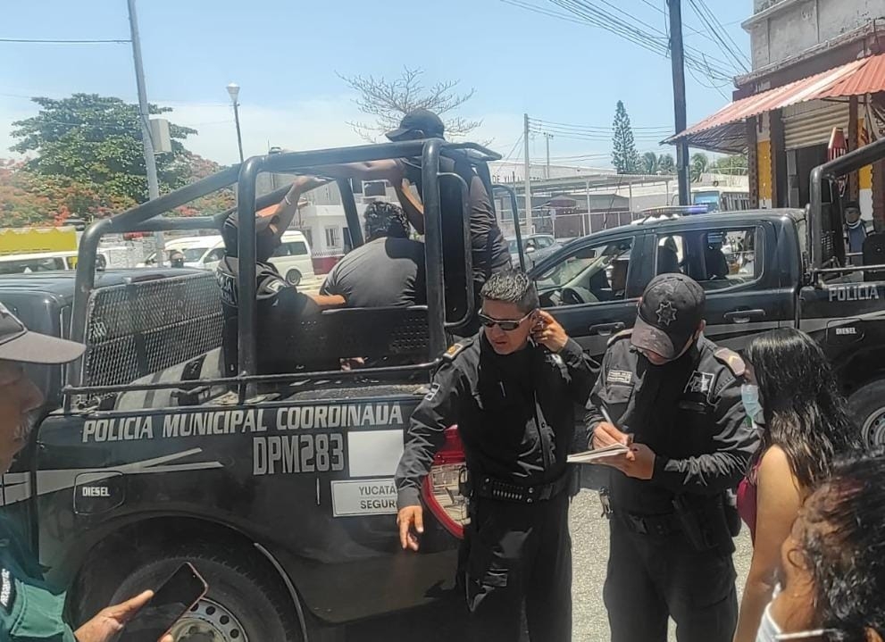 La Policía Municipal de Progreso detuvo al sujeto acusado de robo