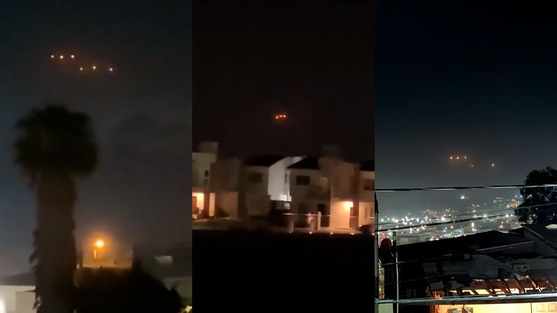 Debido a la similitud de las imágenes, se puede deducir que todos los videos fueron captados en la misma noche, mientras las luces se movían a lo largo de las costas de California.