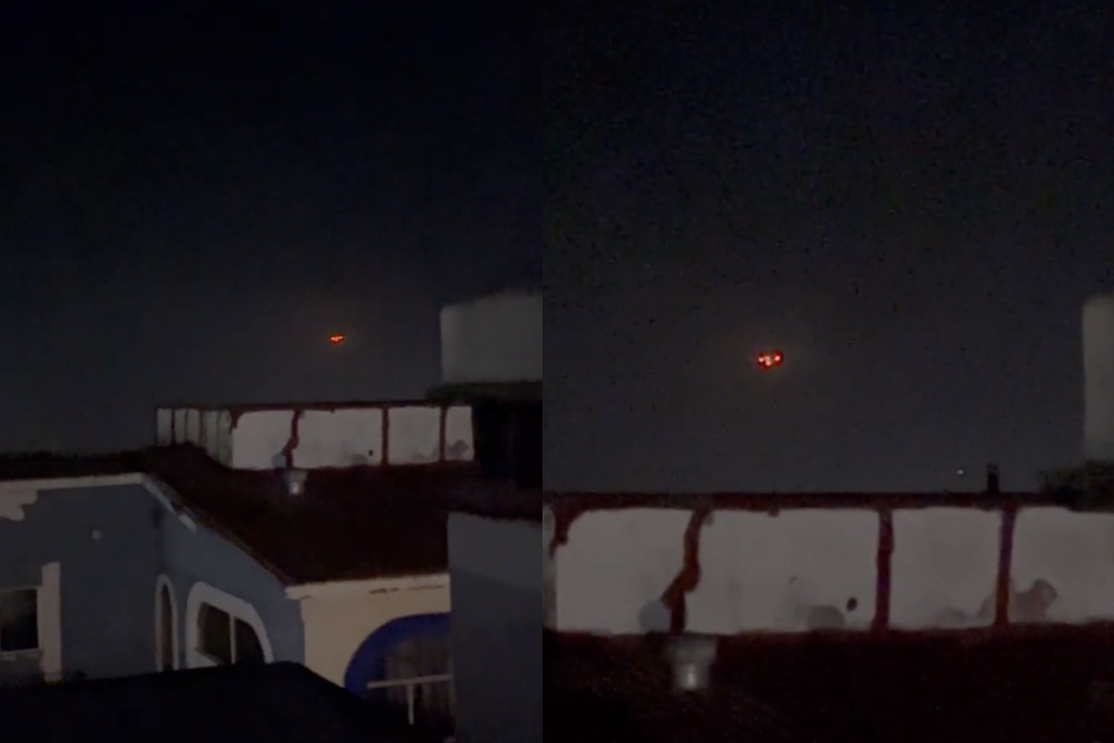 La luces vistas en el cielo la noche de ayer causaron opiniones divididas en redes sociales sobre si eran o no seres de otros planetas