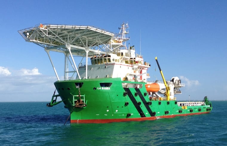 El barco “La Bamba” es propiedad de la empresa Energía Naviera (Enernav) con oficinas en Ciudad del Carmen