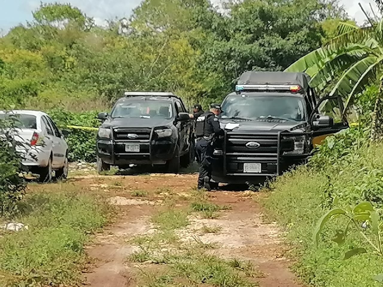 La policía llegó a acordonar la zona en Ticul