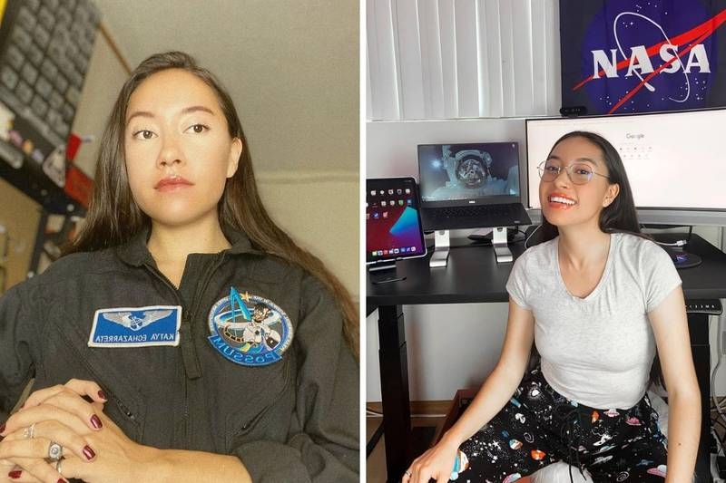 Katya Echazarreta estudia en Estados Unidos y fue al espacio con la empresa Blue Origin