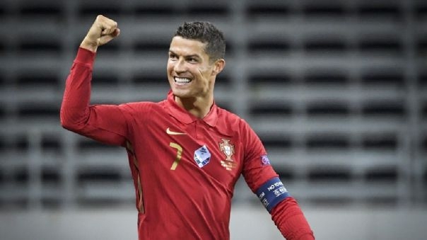 Cristiano Ronaldo llegó a los 117 goles con la camiseta de Portugal
