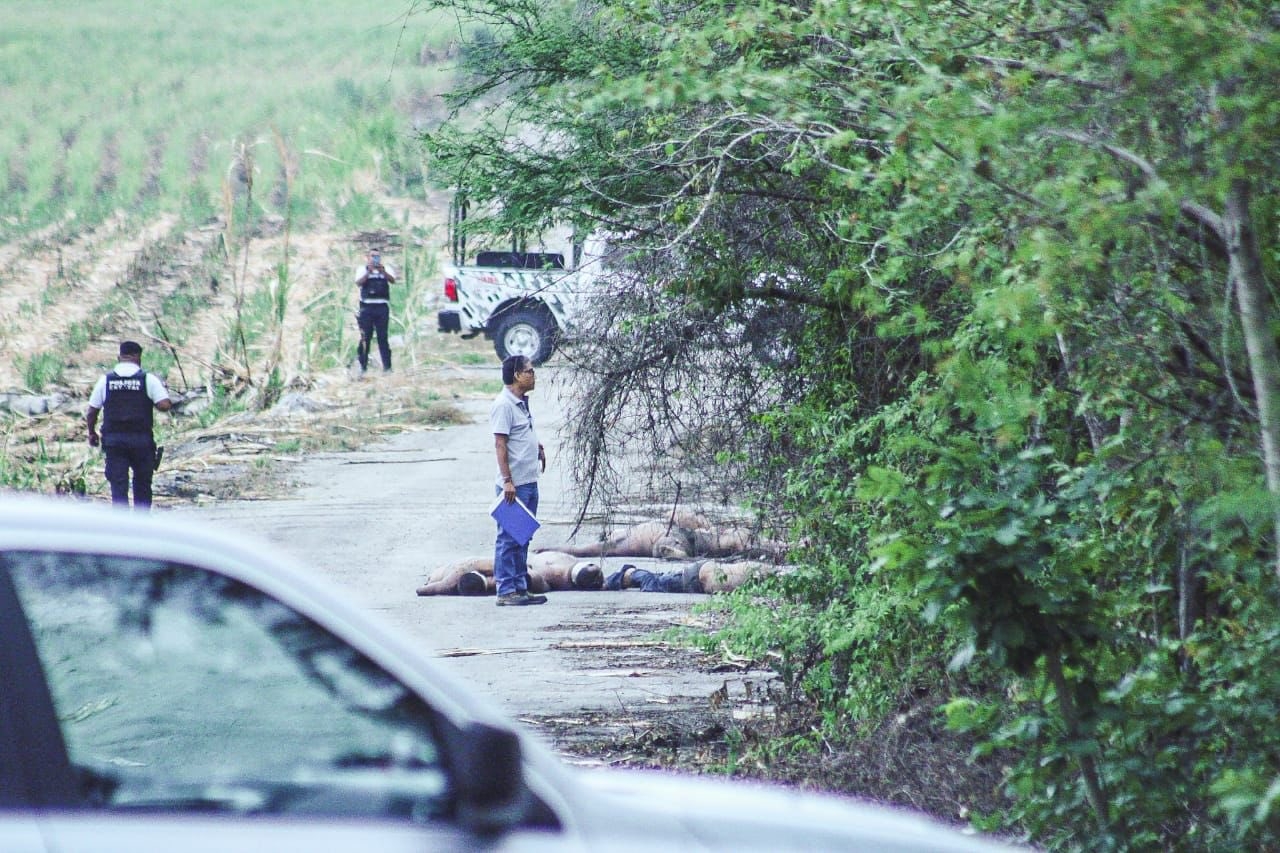 Siete cuerpos fueron abandonados en San Luis Posotí