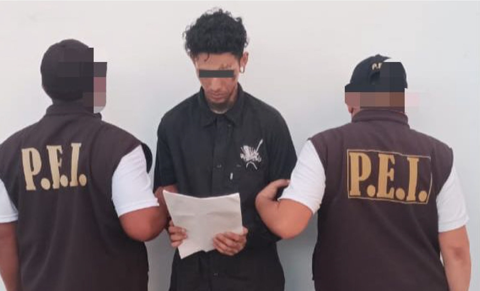 El joven fue detenido por elementos de la Policía Estatal de Investigación de la SSP