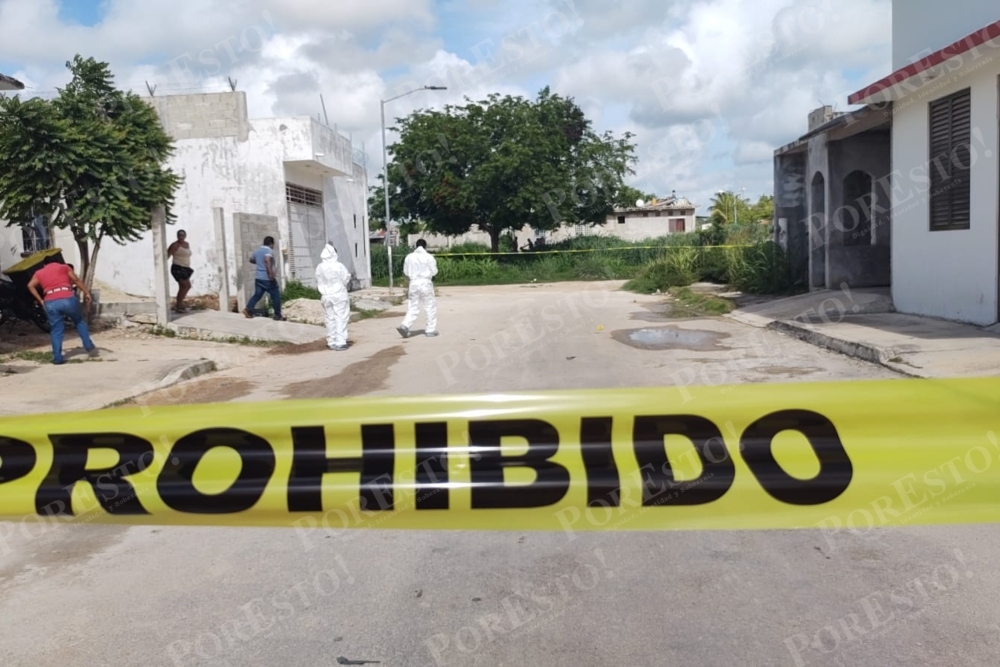 Los elementos de la Policía Quintana Roo acordonaron la zona donde ocurrió la privación ilegal de la libertad en Chetumal