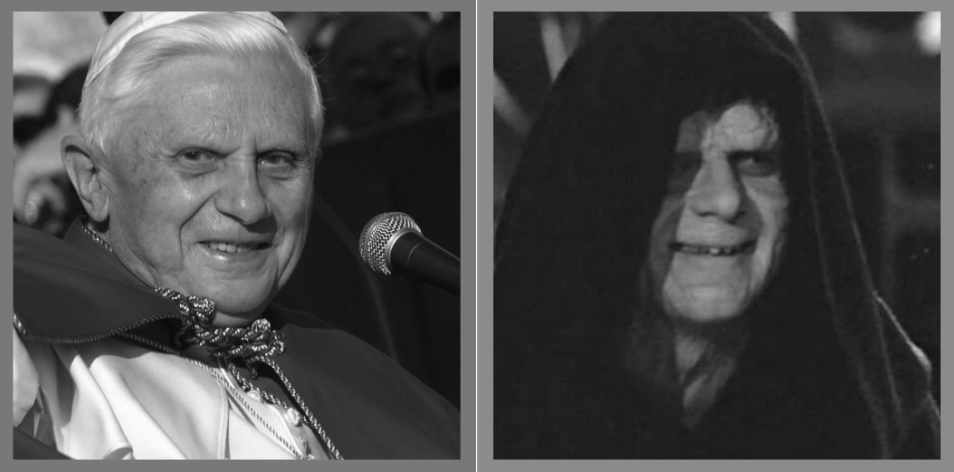 ¿Por qué comparan a Benedicto XVI con Palpatine de StarWars?