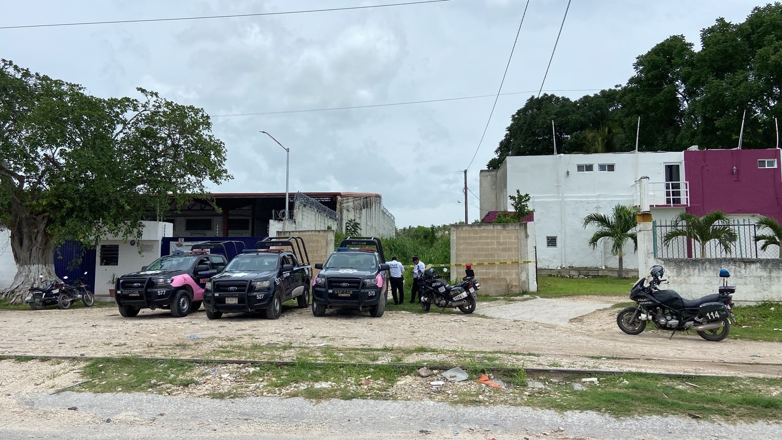 Autoridades de Campeche acordonaron el área