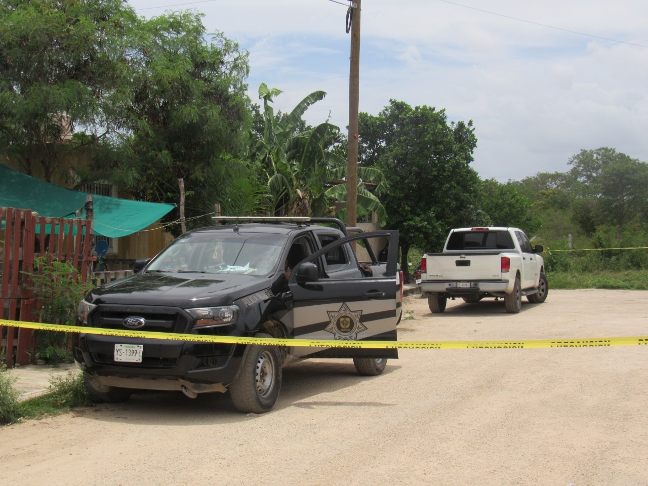 El lugar fue acordonado por elementos de la policía municipal