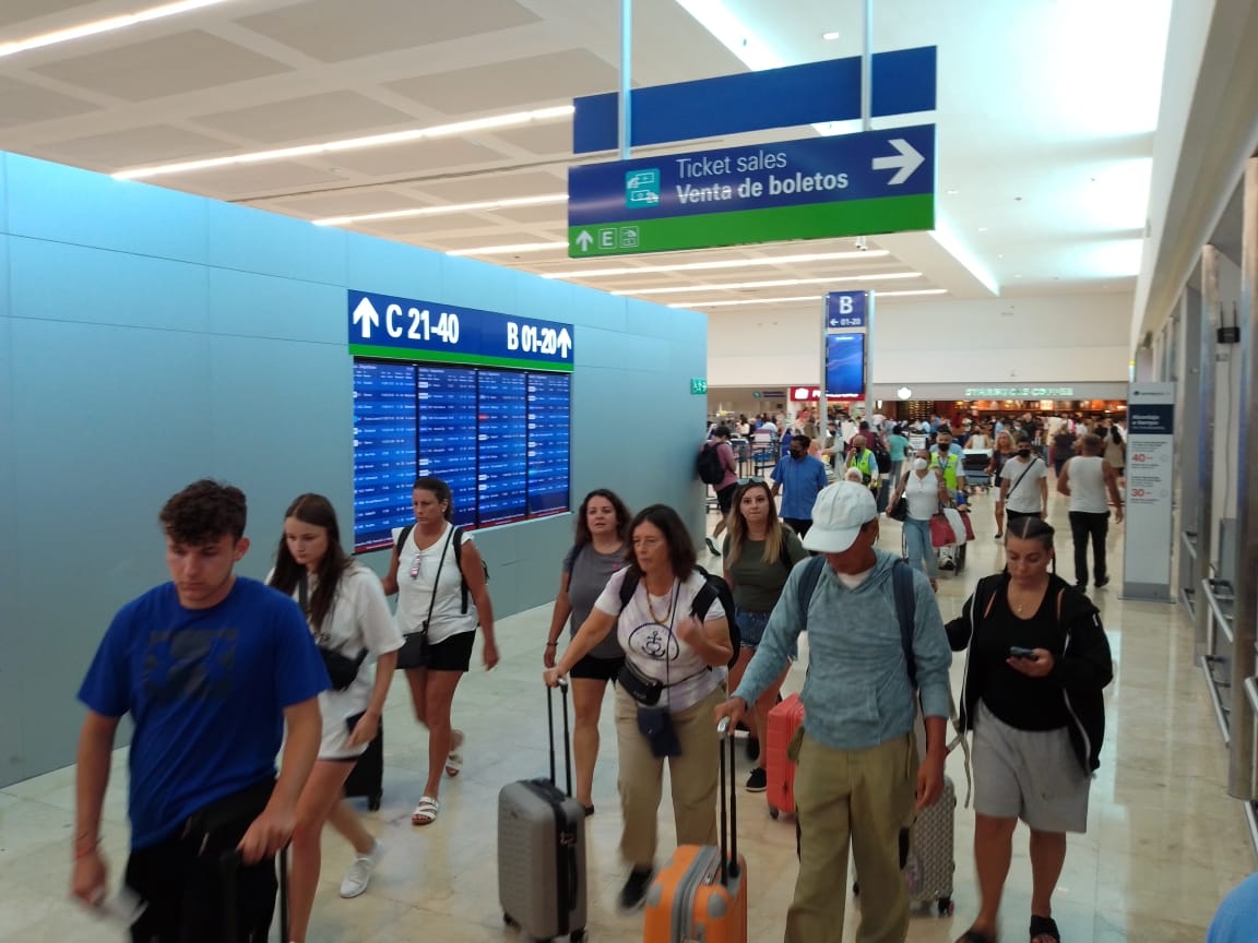 Aeropuerto de Cancún alcanza los 630 vuelos este 16 de julio: VIDEO