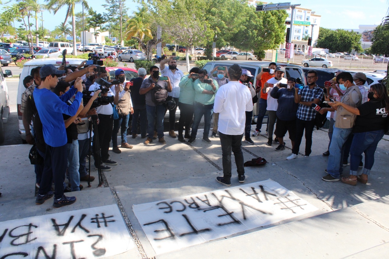 Amenazas "frenan" manifestación contra Secretaria de Seguridad de Layda Sansores, denuncian