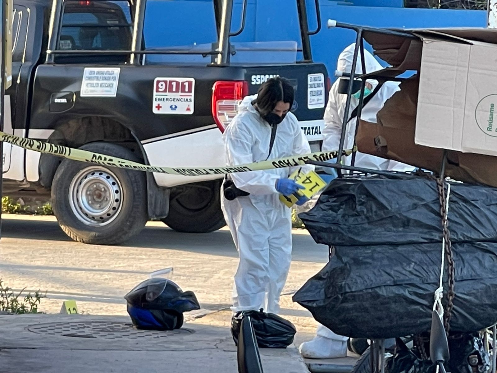 Detienen al hombre que apuñaló a su pareja en el mercado de Campeche