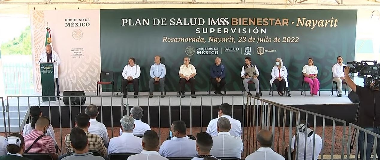 Este sábado el presidente Andrés Manuel López Obrador estuvo supervisando el Plan de Salud del IMSS Bienestar