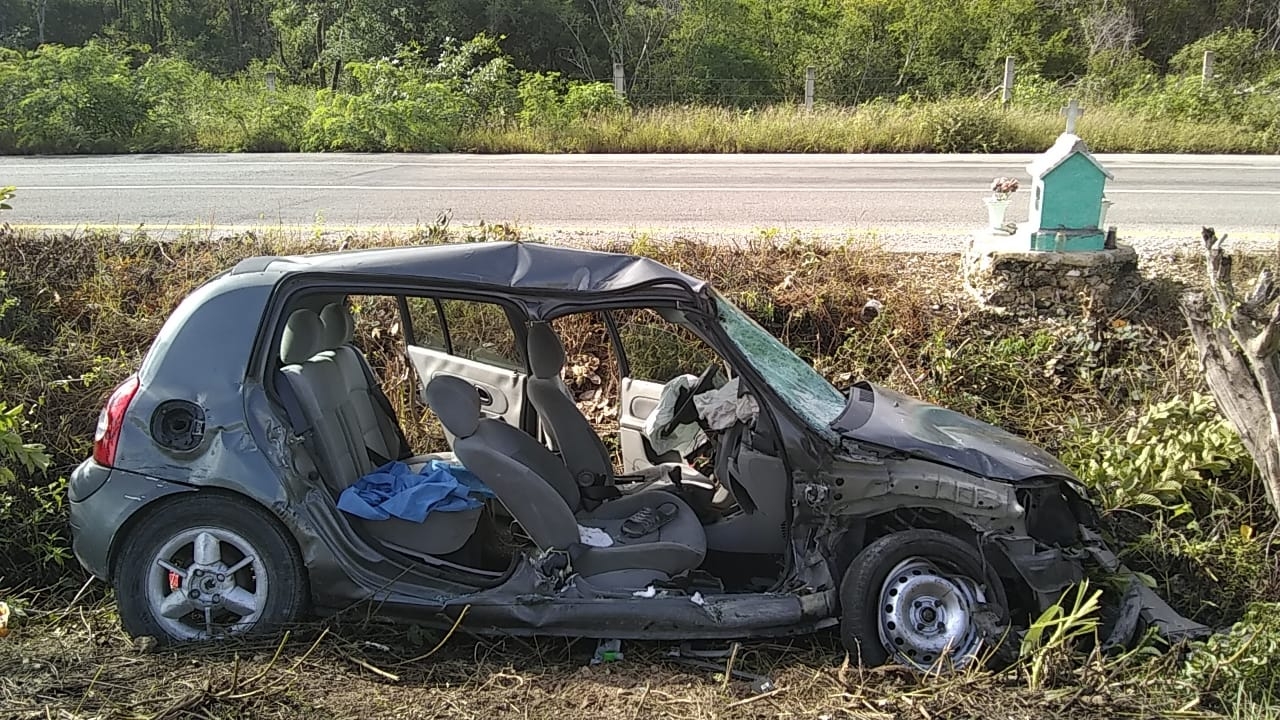 Choque en la carretera Mérida-Tetiz deja seis lesionados: EN VIVO