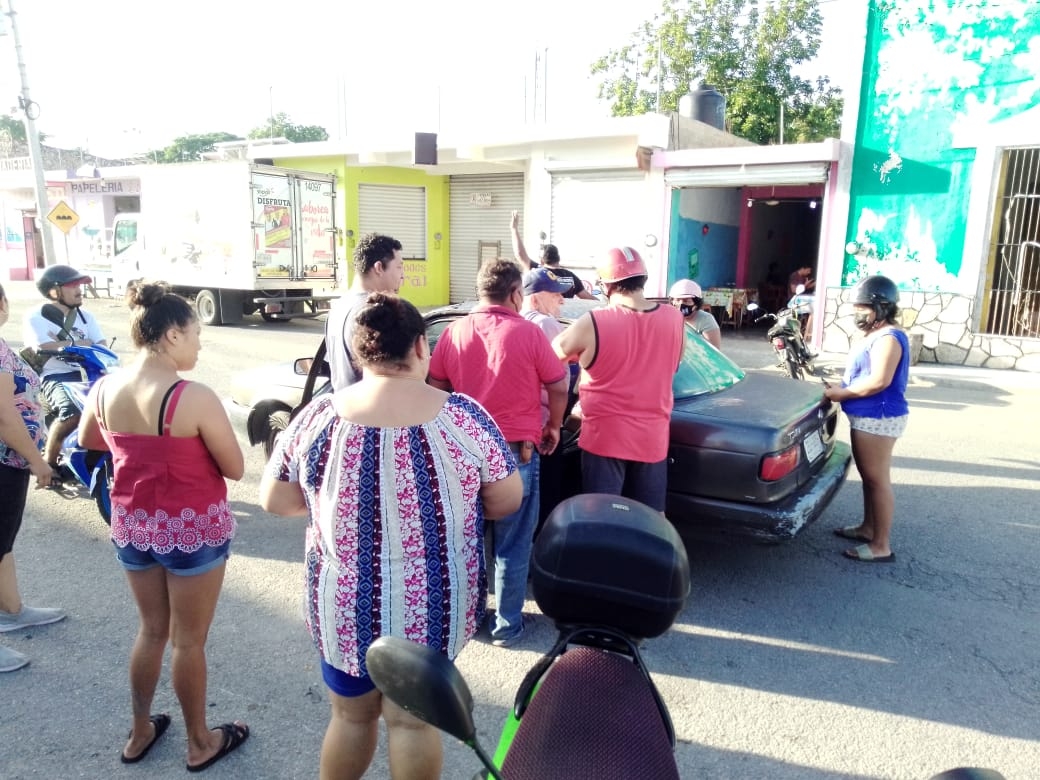 Testigos llamaron a familiares y la policía municipal para la atención del octagenario