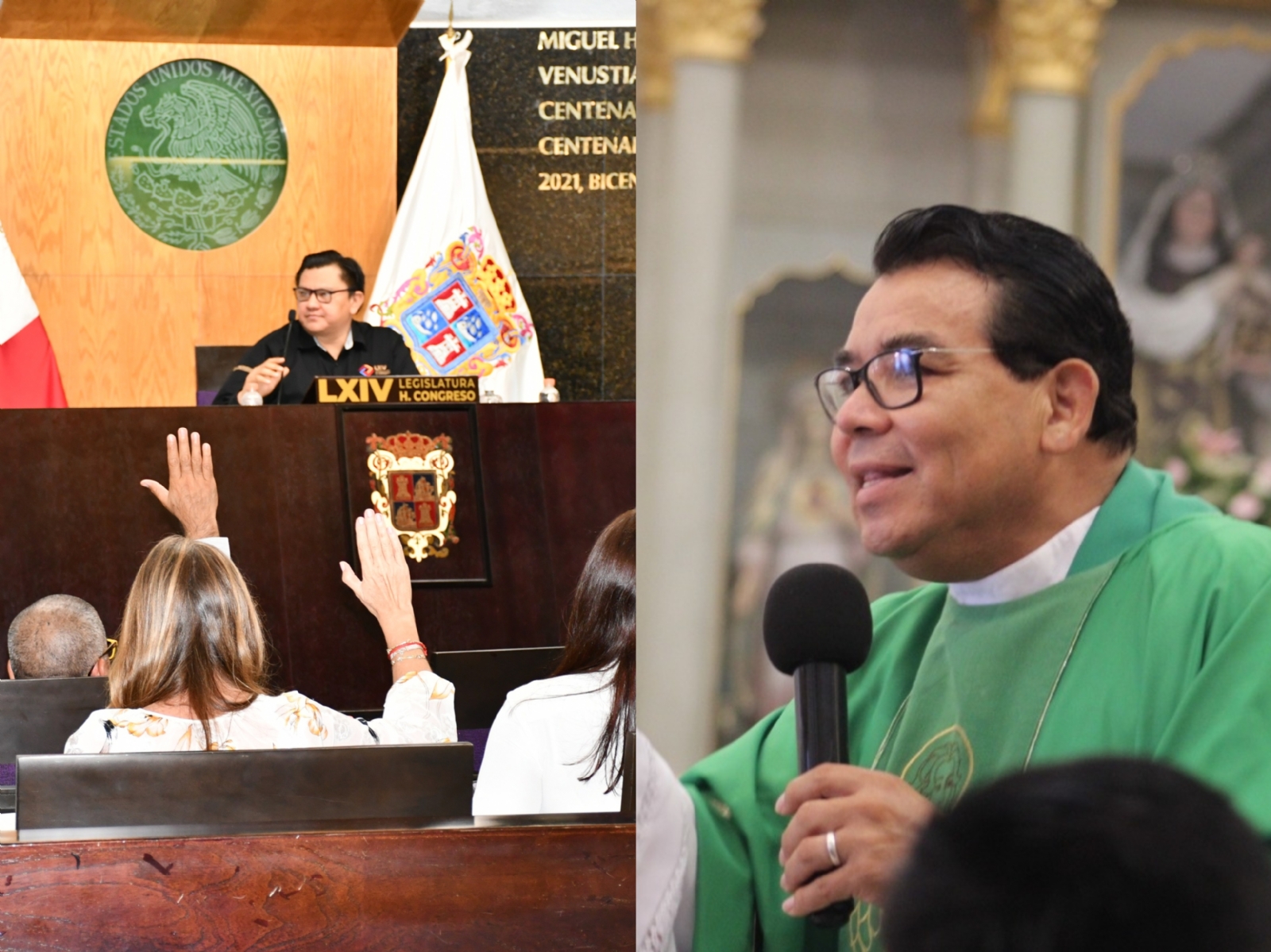 Congreso de Campeche 'sienta' a la iglesia; le pide fomentar el respeto