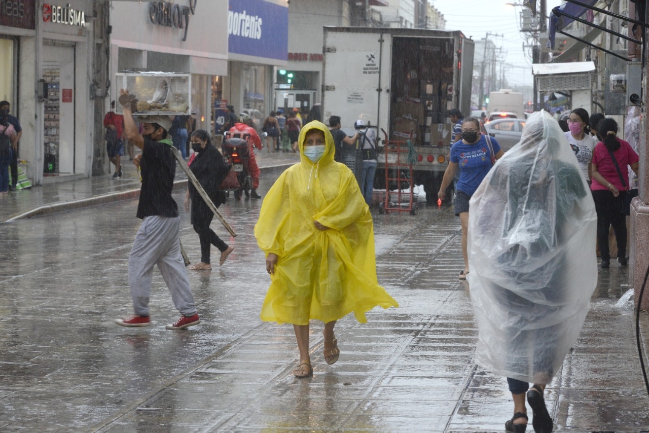 Siguen las lluvias en Yucatán