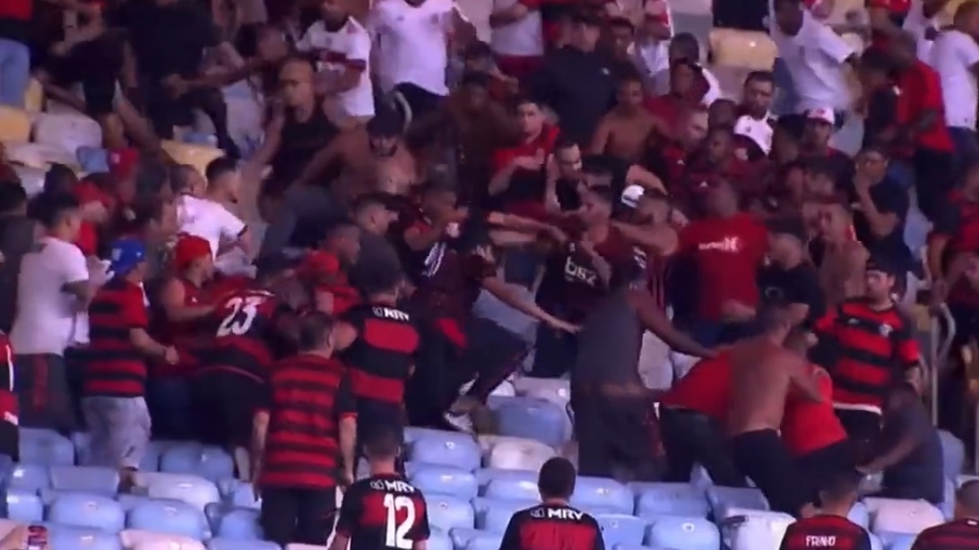 Aficionados del Flamengo protagonizan batalla campal tras partido en el Maracaná: VIDEO