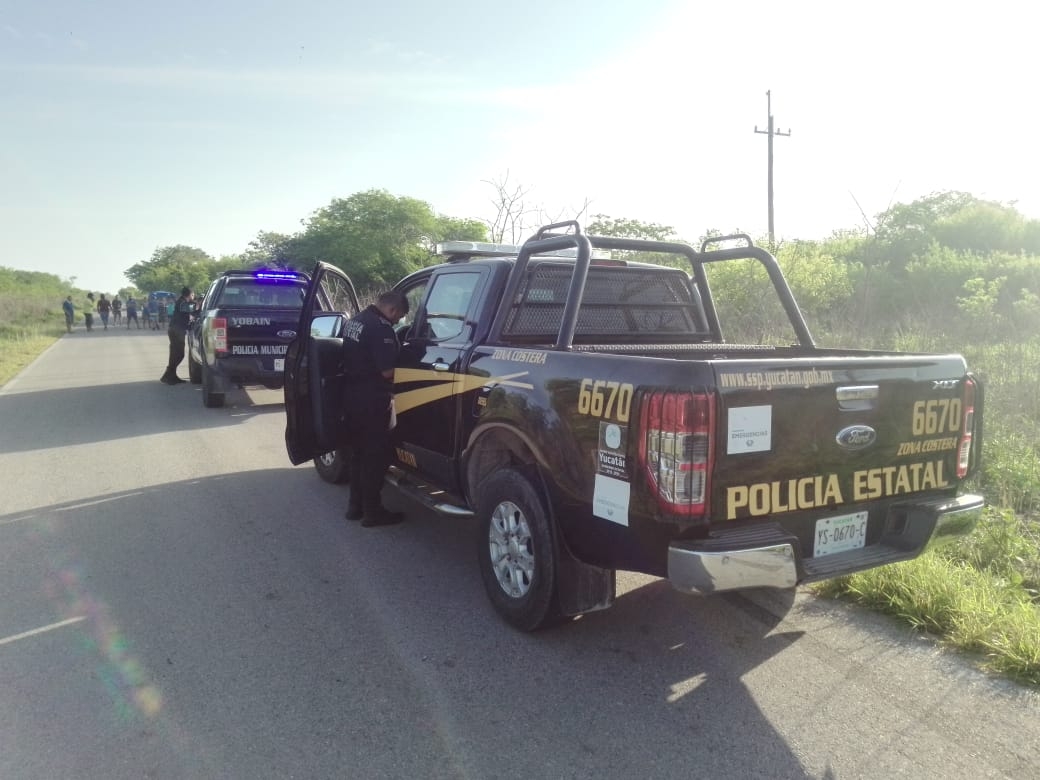 Automovilista dormita y vuelca sobre la carretera Yobaín-Chabihau