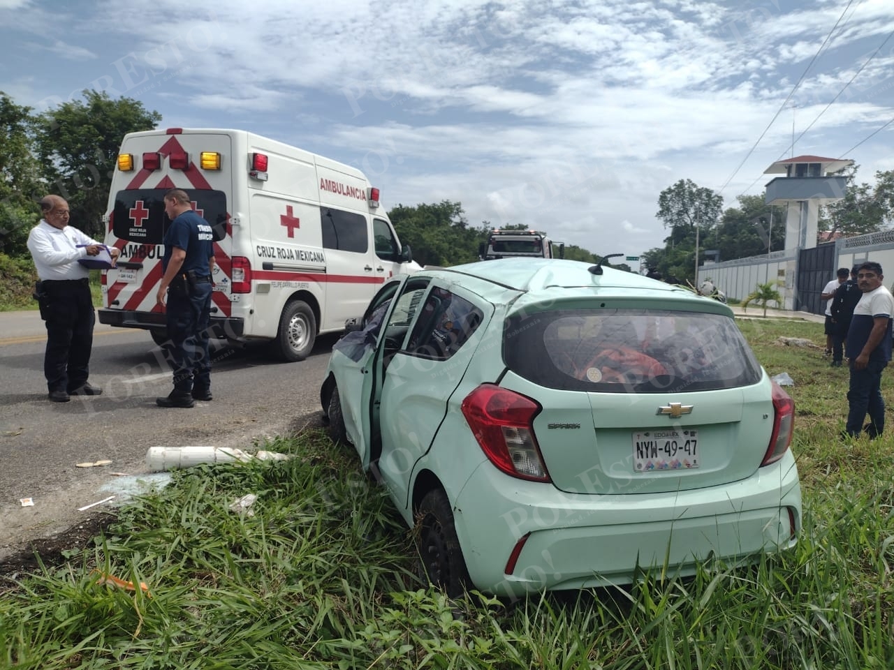 Muere niña de dos años tras volcadura en la carretera Tulum-Carrillo Puerto