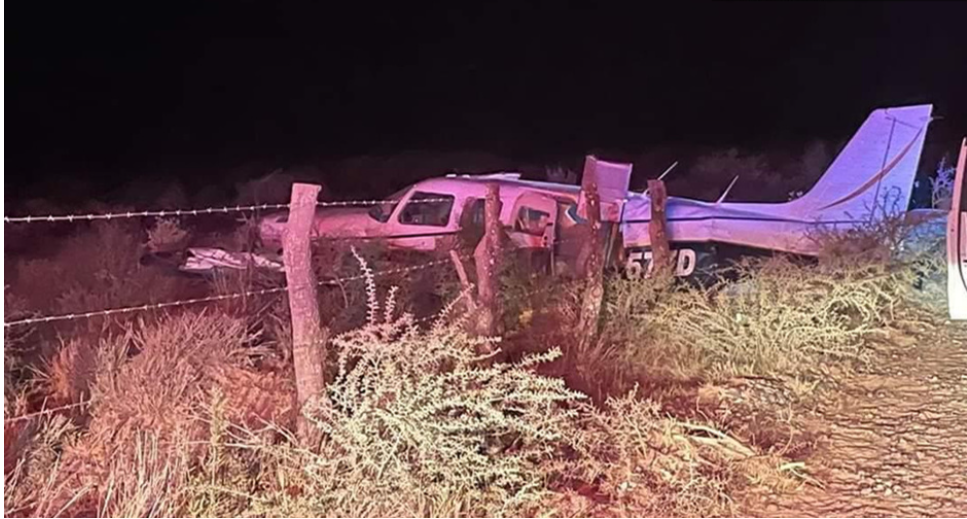 La avioneta con 5 tripulantes salió de McAllen, Texas con destino a Monterrey, Nuevo León