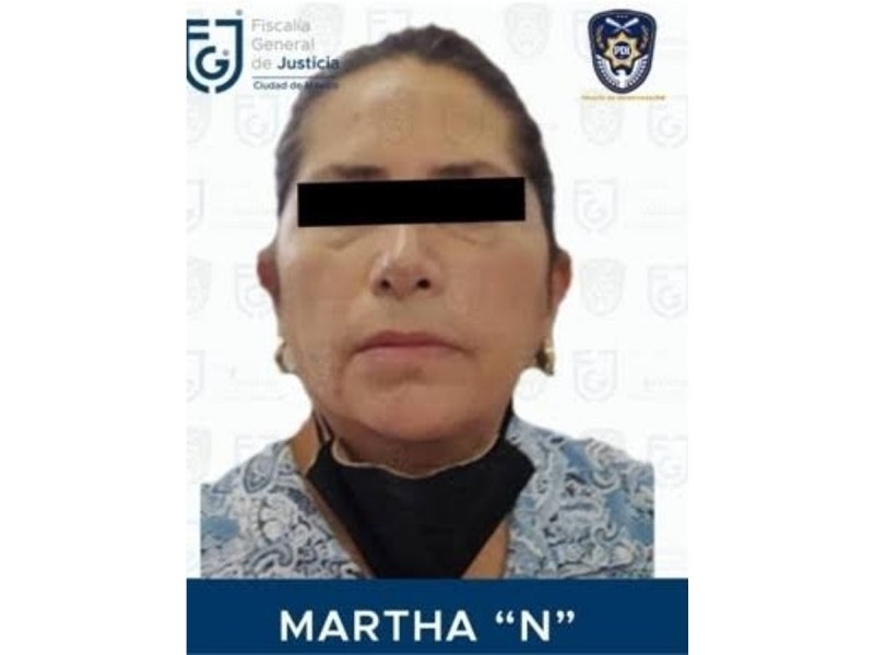 Martha "N" está acusada de desaparición forzada de Karen Itzel. Foto: FGJ