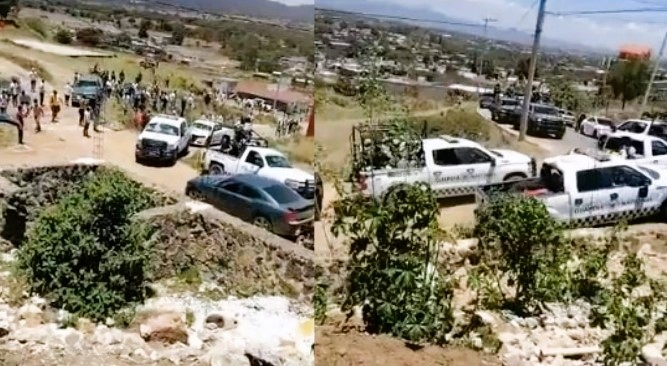 Desalojan a Guardia Nacional a golpes en Cuautepec de Hinojosa, Hidalgo