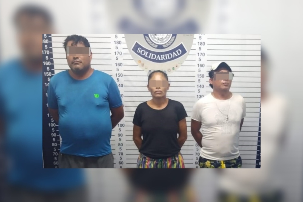 Detienen a tres por traer más de 50 dosis de droga en Playa del Carmen