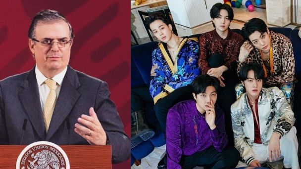 Fans de BTS envían mensajes de cariño a Marcelo Ebrard