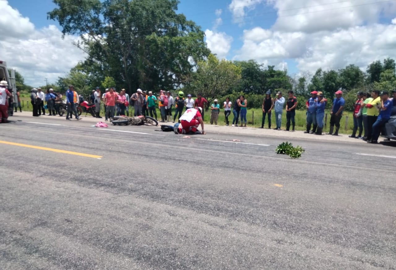 Mujer embarazada muere tras accidente en la carretera Escárcega-Villahermosa