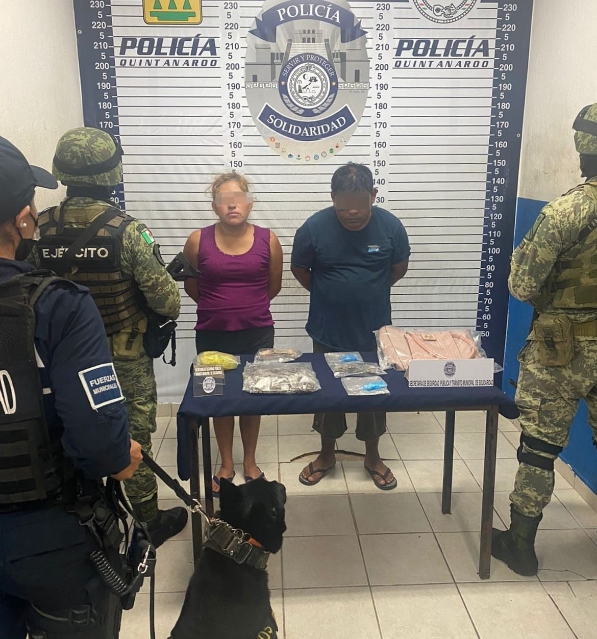 Sedena detiene a narcomenudistas con 96 bolsitas de droga en Playa del Carmen