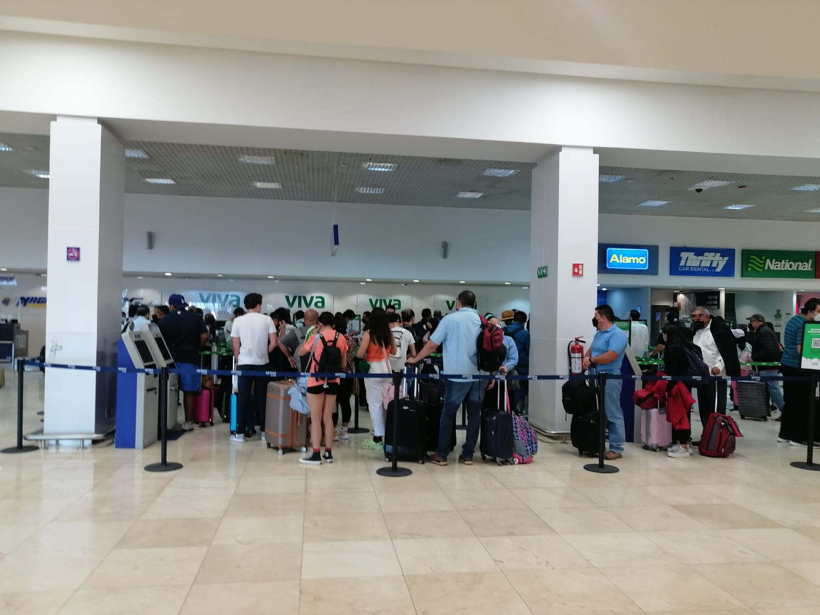 Los domingo se reduce hasta en un 50% las conexiones aéreas en el aeropuerto de Mérida