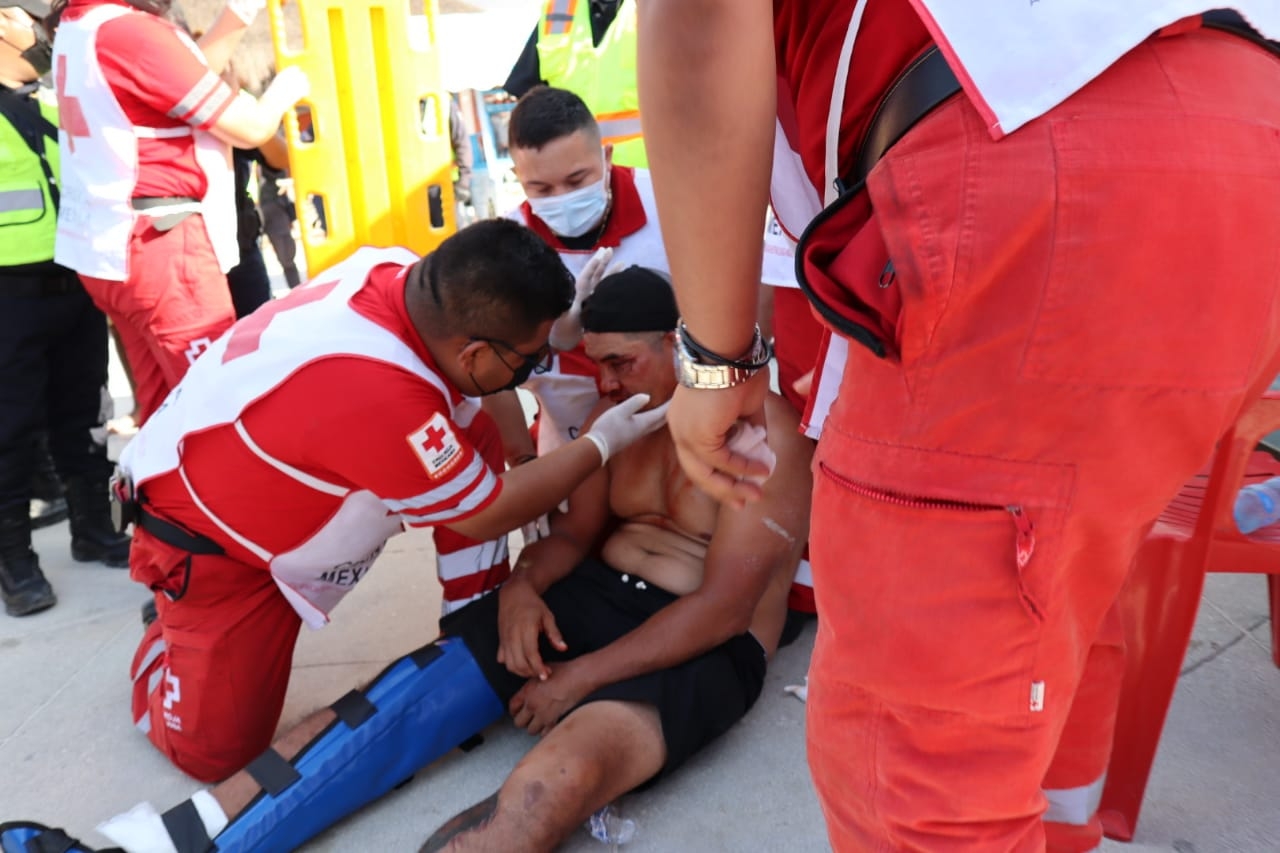 Conato de bronca deja varios heridos en el malecón de Mérida