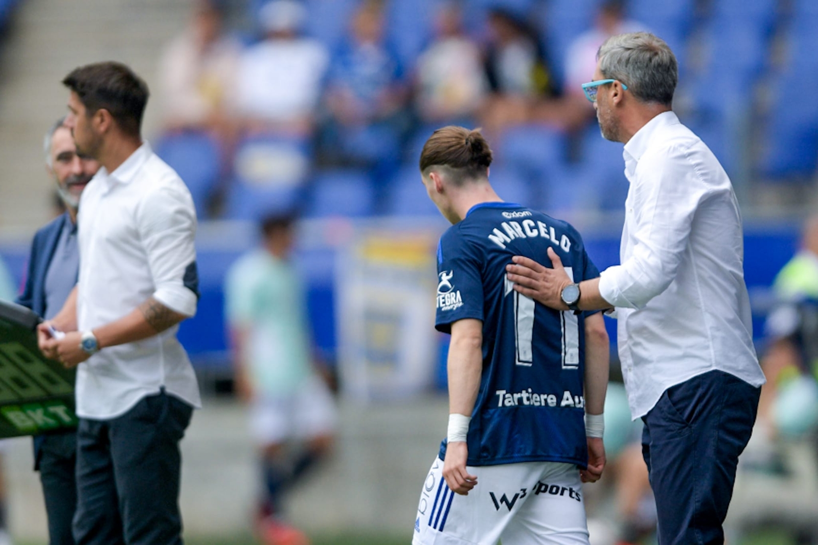 Marcelo Flores comenzó el partido desde la banca