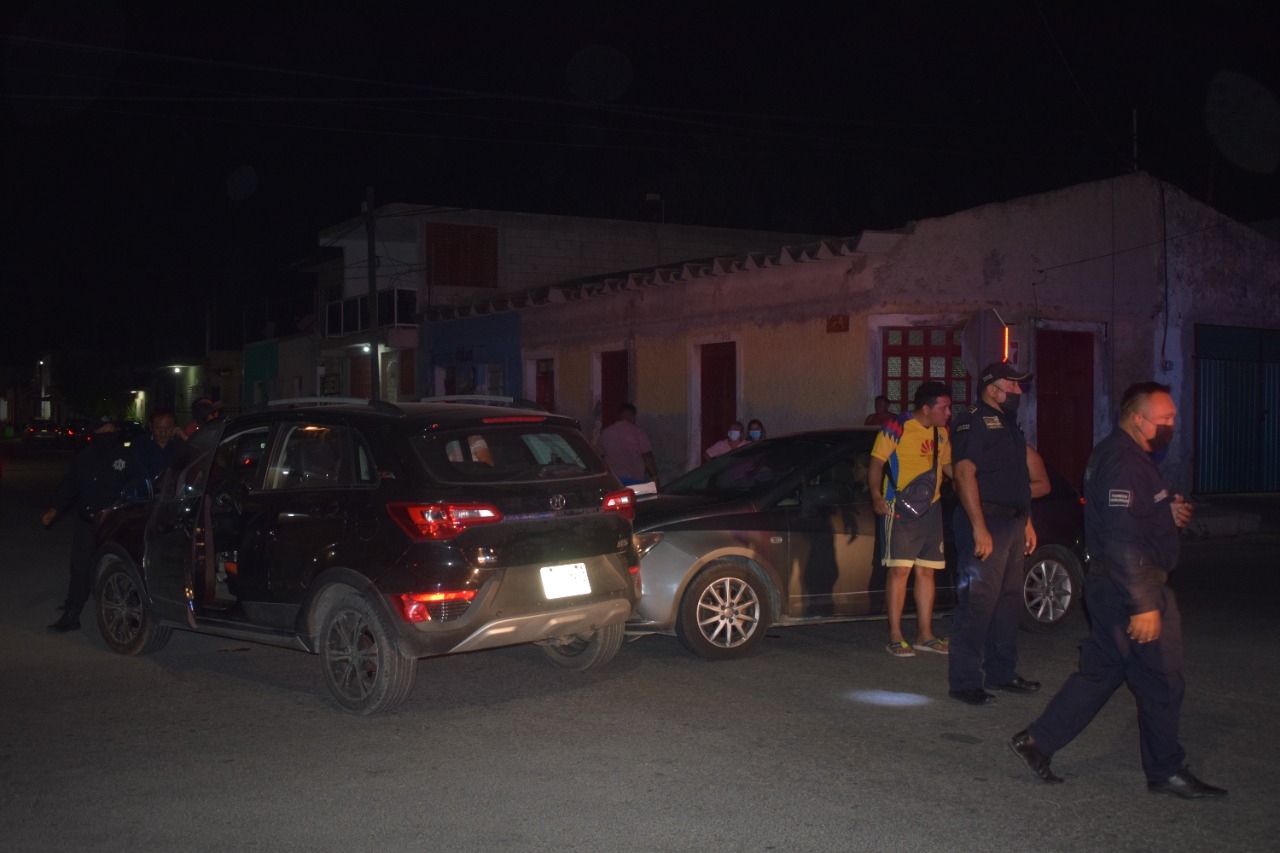 Accidente vial en Progreso deja a mujer con crisis nerviosa