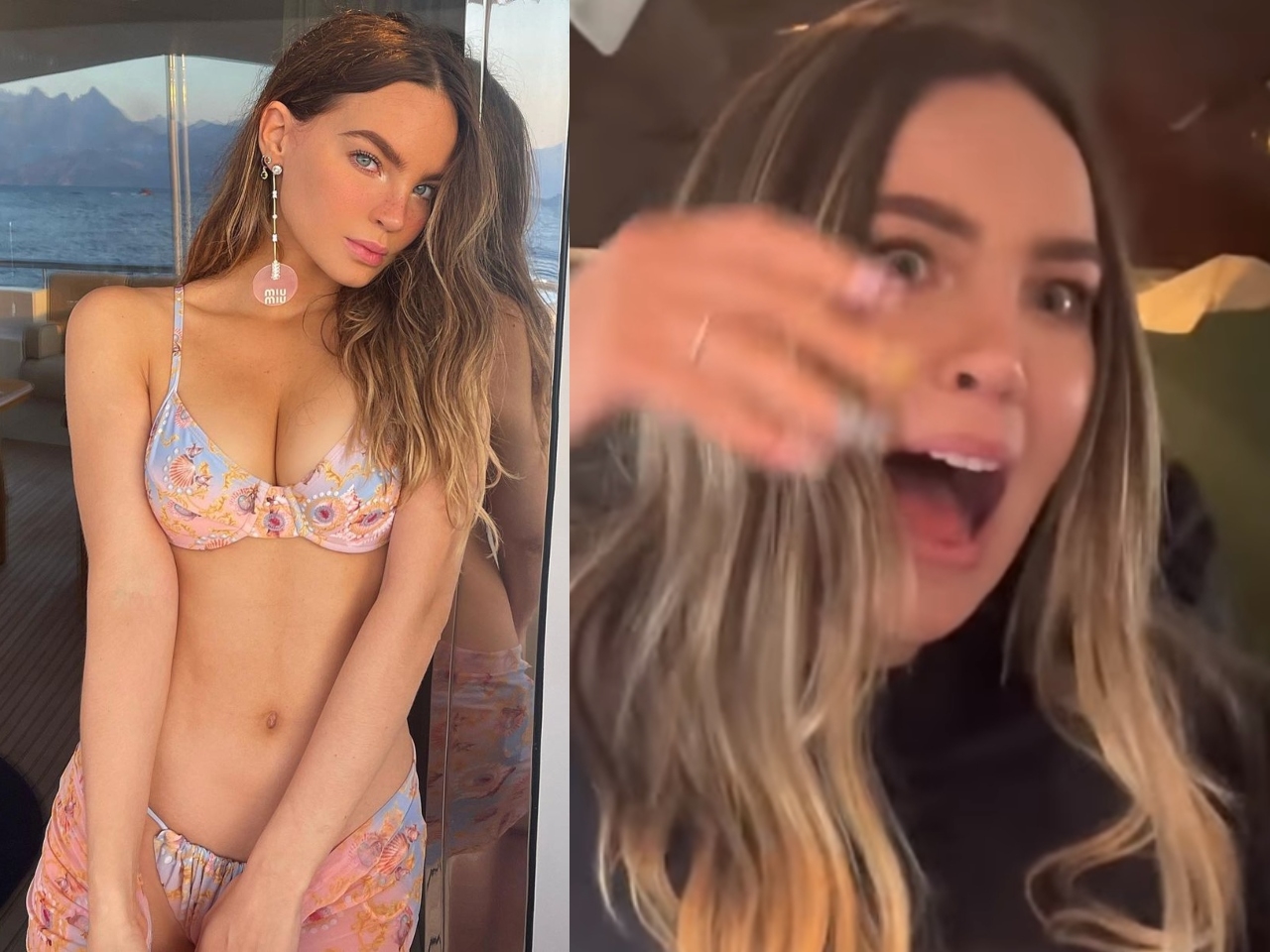 Belinda se lleva tremendo susto en pleno vuelo y lo comparte con sus fans: VIDEO