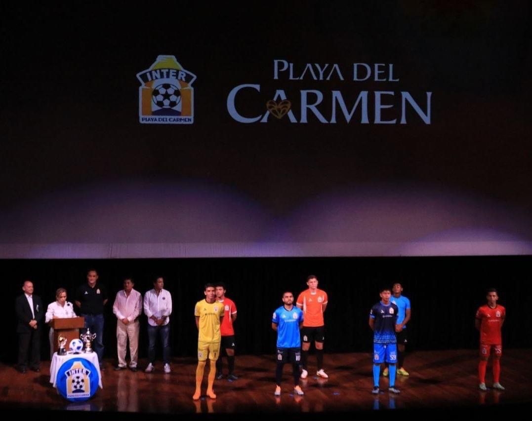 Presentan nuevas equipaciones y nuevas plantillas del Club Inter Playa del Carmen