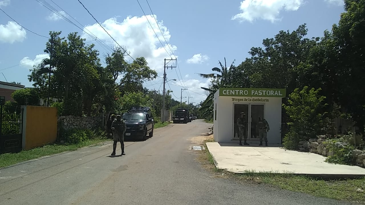 Se desconoce si hay personas detenidas en el lugar