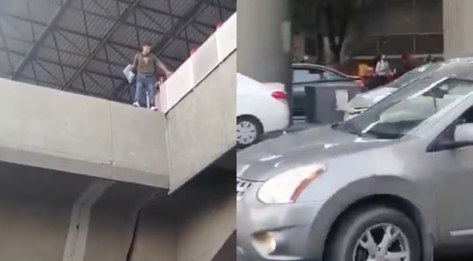 Hombre se arroja del Metro Cuauhtémoc de Monterrey, Nuevo León: VIDEO