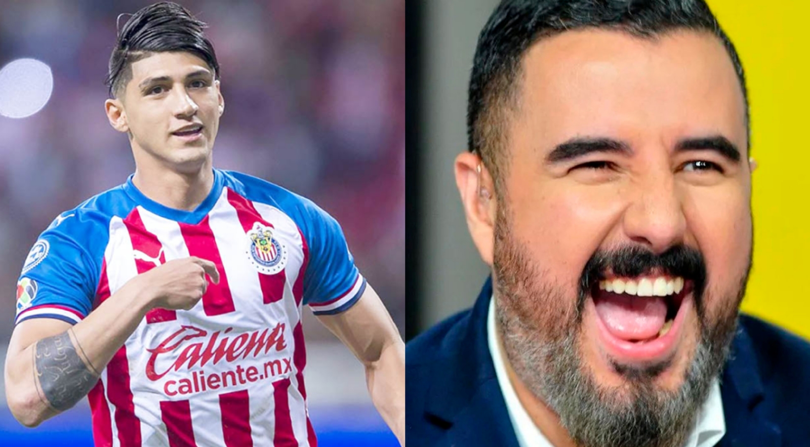 Alan Pulido responde a Álvaro Morales tras llamar 'panzón y chelero' a Dani Alves
