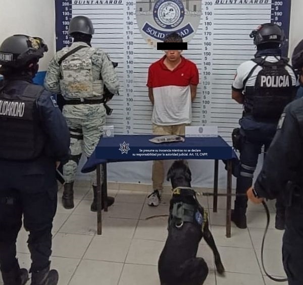 El sujeto fue detenido al no comprobar la legal portación del arma