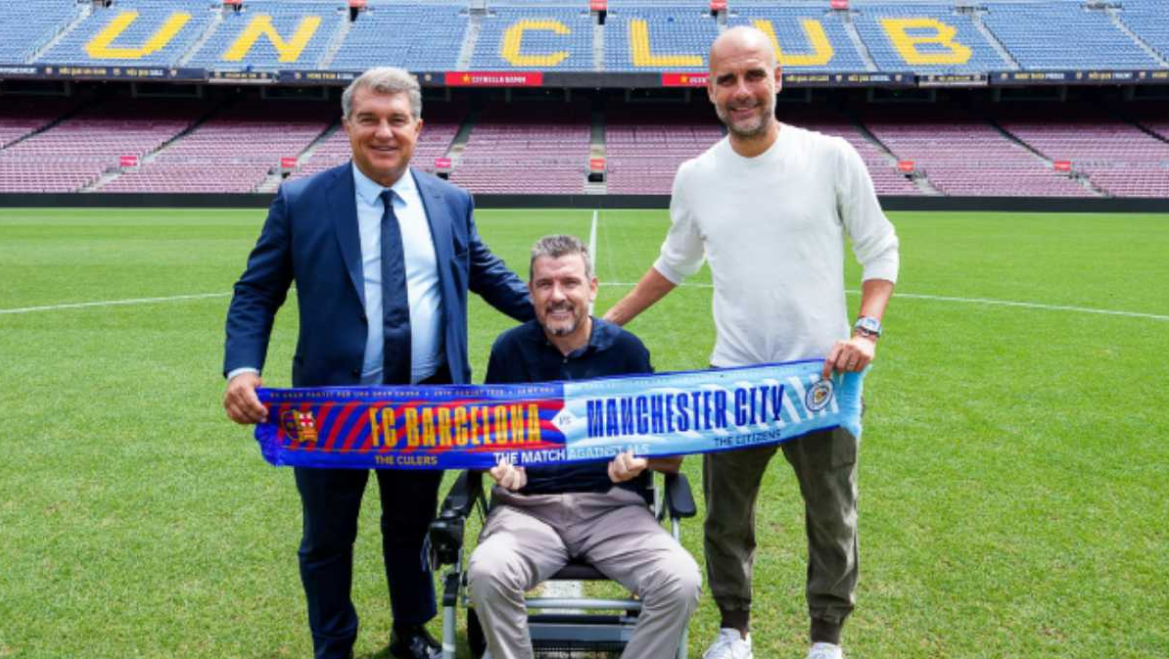 Barcelona y Manchester City se enfrentarán en el Camp Nou el próximo miércoles en un partido a beneficio