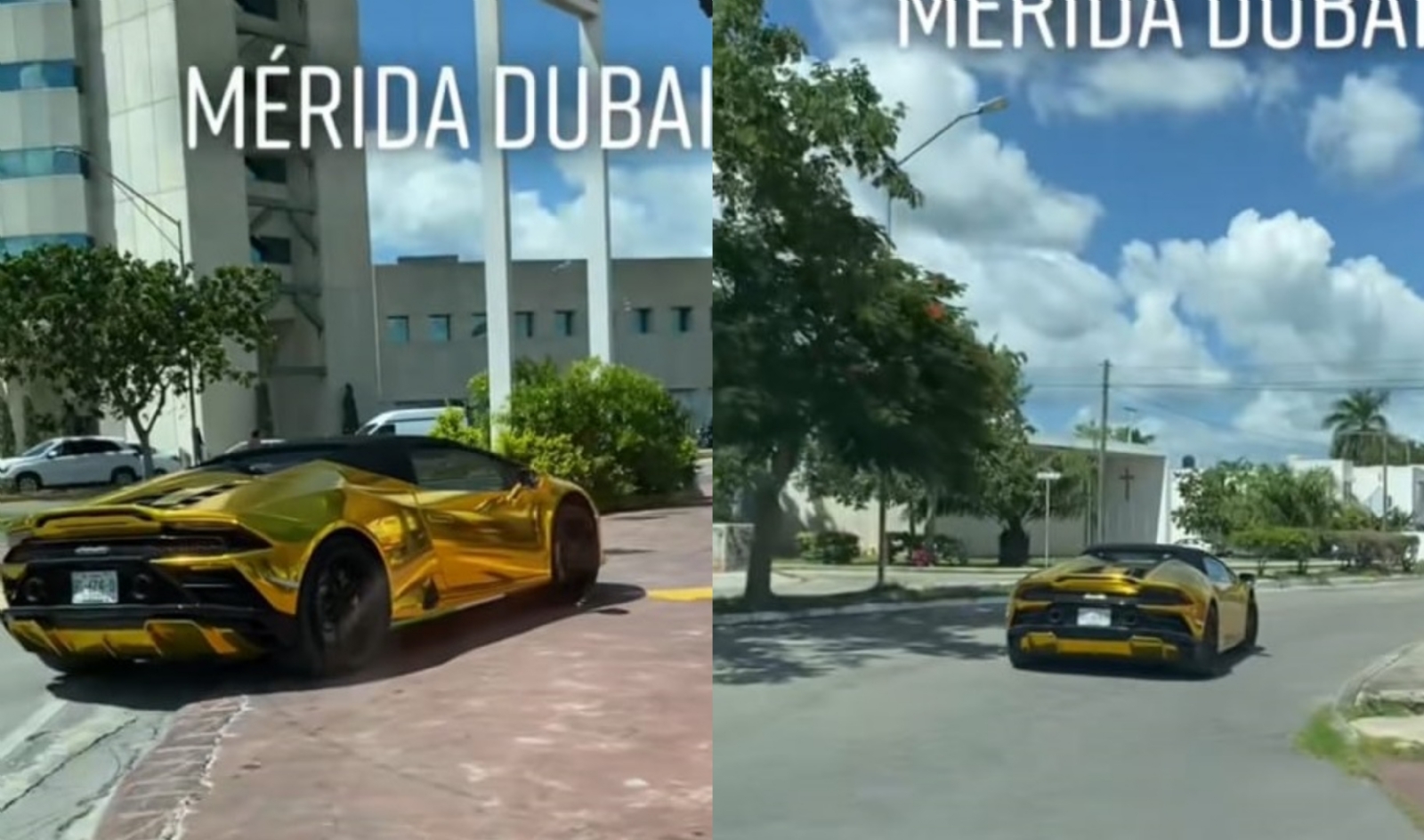 ¡No es Dubai, es Mérida! Lamborghini acapara miradas de automovilistas