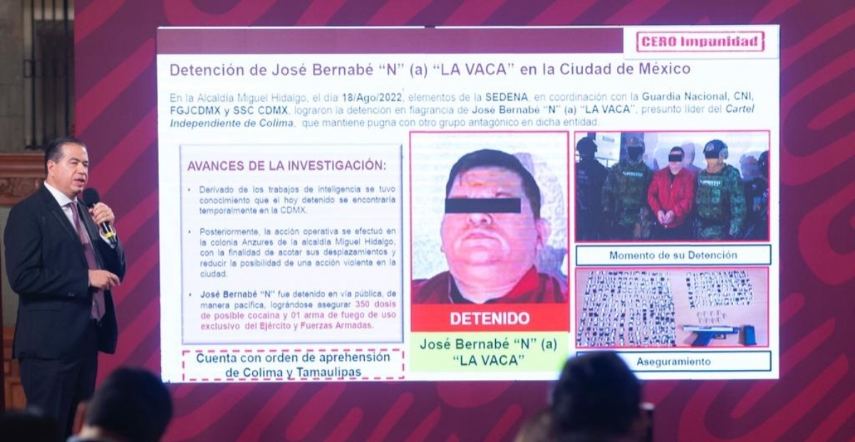 José Bernabé “N” alias “La vaca”, señalado como principal generador de violencia en Colima.