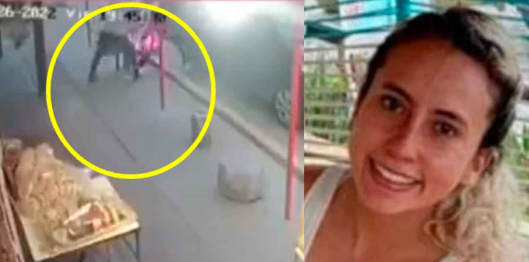 Captan cuando secuestradores sacan de su taquería a Jimena Barón: VIDEO