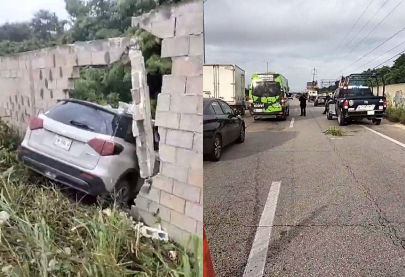 Los testigos del percance marcaron al 911 para que llegar la asistencia médica e incluso bomberos