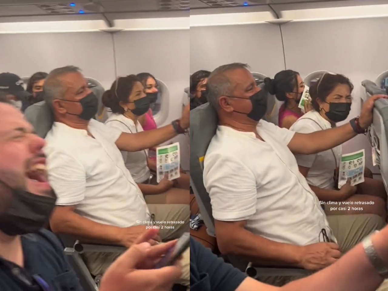 Broma causa la risa de los pasajeros del vuelo Cancún-Monterrey de VivaAerobus: VIDEO