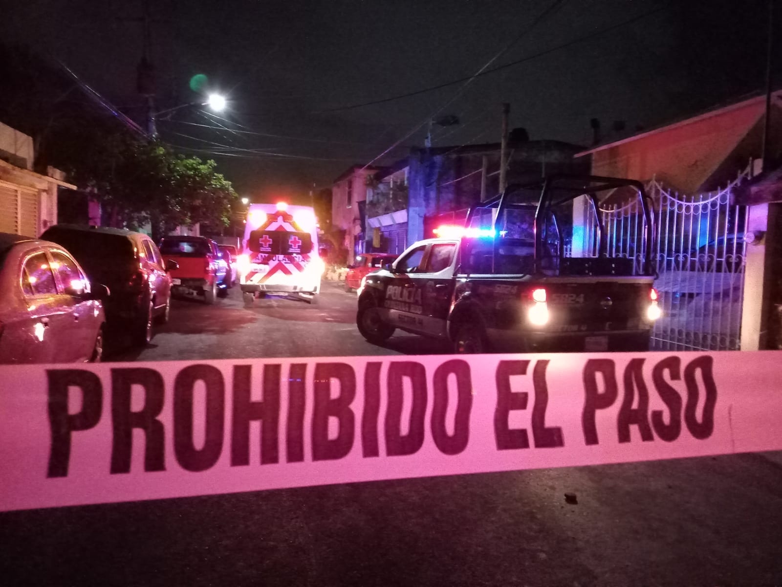 Vecinos fueron quienes escucharon los balazos, por lo que pidieron apoyo a la Policía Quintana Roo